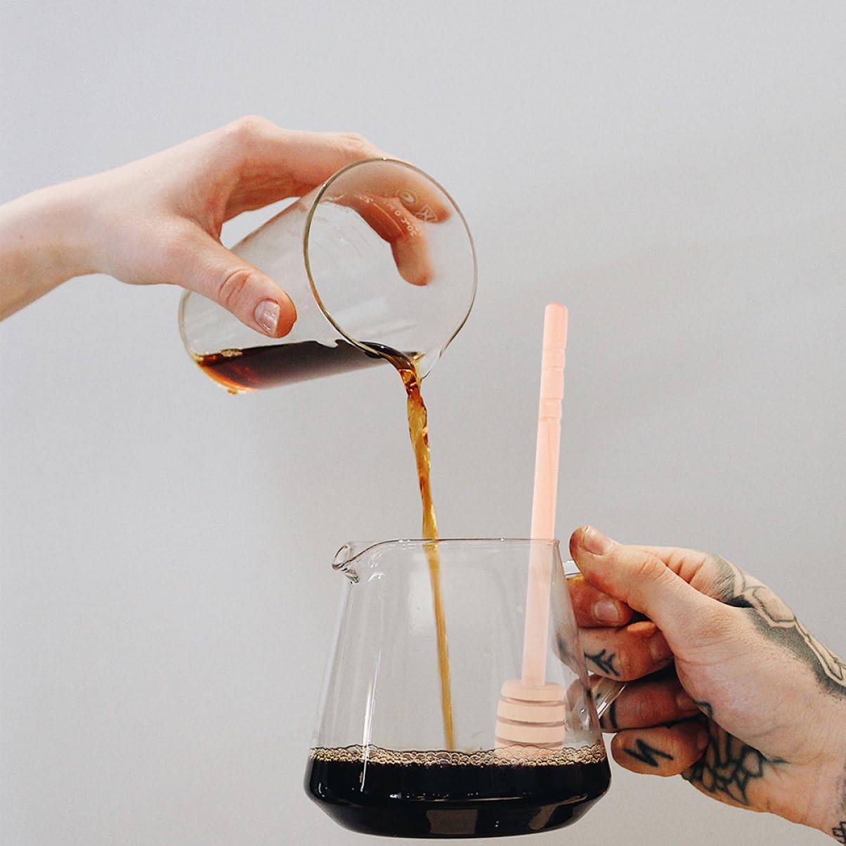 STOBAZA 25pcs Wooden Honey Stirrer Honey Scoops Honeycomb Stirrer Coffee Stir Spoons Coffee Stirrer Syrup Dippers Home Honey Rod Household Stirring Stick Honeycomb Decor re-usable