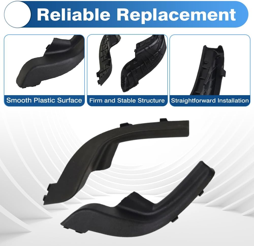 Left & Right Side Front Windshield Wiper Side Cowl Extension Cover, Compatible with Hyundai Elantra HD 2006–2010, Replaces 86150-2H010, 86160-2H010, 1 Pair