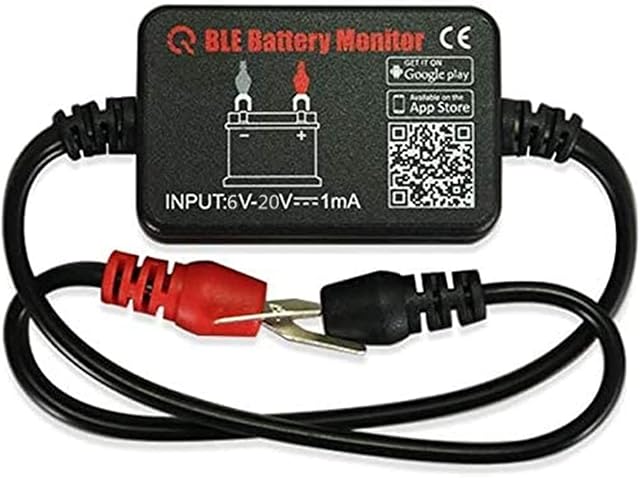 Auto Battery Monitor BM2 Car Battery Tester Battery Load Tester Bluetooth 4.0 12V Device Car Battery Tester Auto Cranking Charging System Test Scan Tool Digital Battery Alternator Analyzer (1pcs)