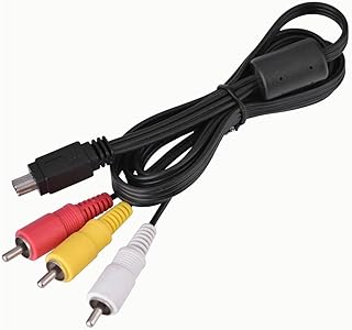 Camera Video Audio AV Cable Mini USB to 3 RCA for AV Cable Camera to TV Wire Camera IXUS 990 is 980 is 970