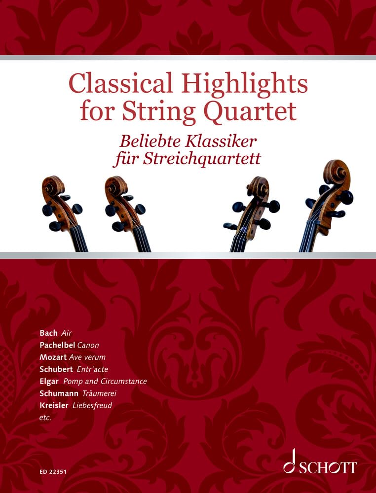 Classical Highlights: Beliebte Klassiker bearbeitet für Streichquartett, Kontrabass ad lib.. Streichquartett, Kontrabass ad libitum. Partitur und Stimmen.