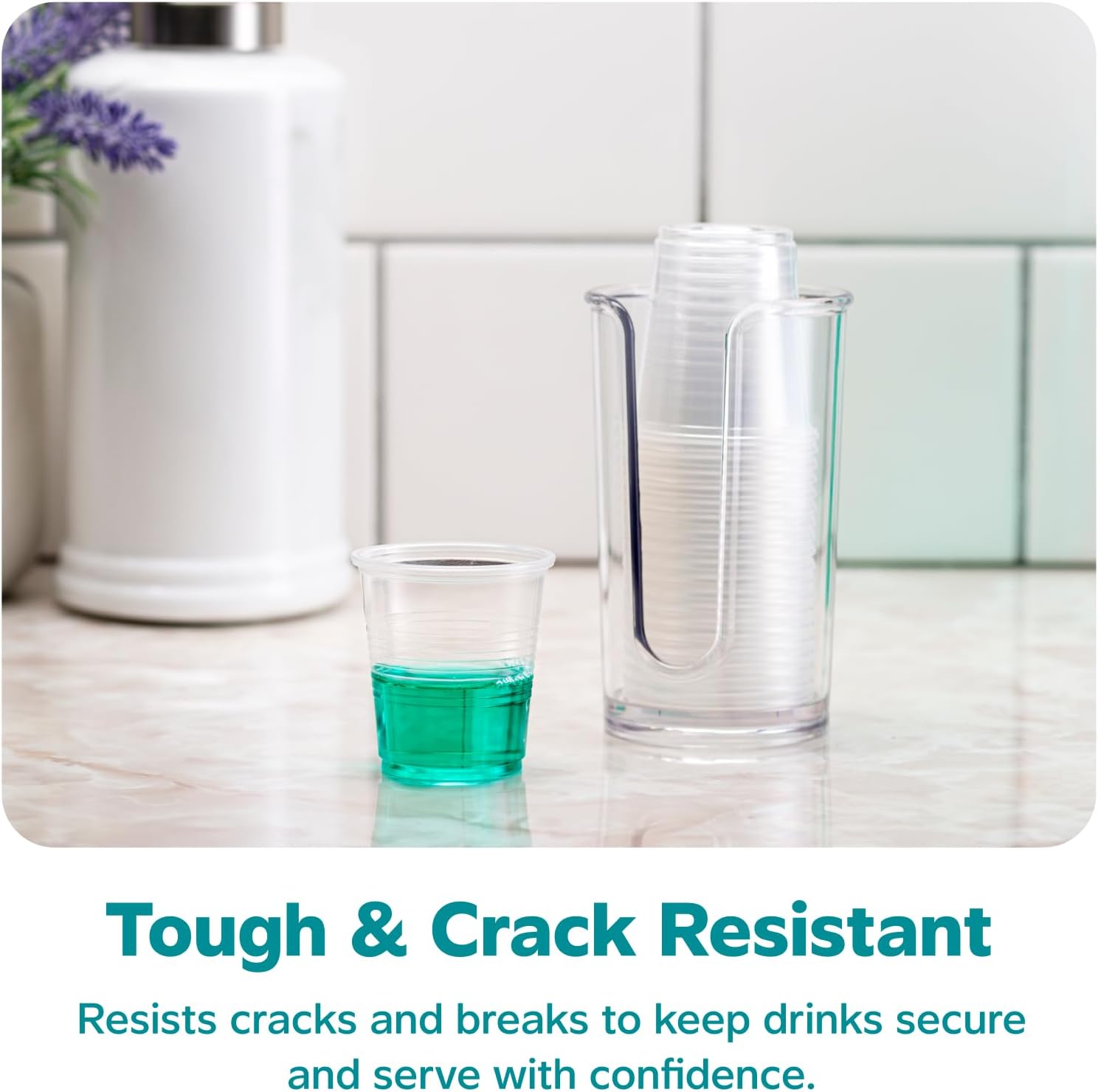Clear Plastic Cups [ - ] – Small Disposable Drinking Cups for Water,