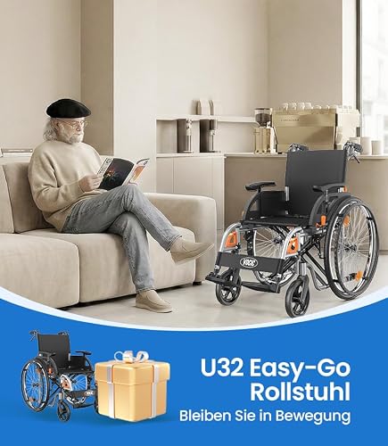 VOCIC U32 Fauteuil Roulant Autopropulsé Pliable Léger – vue 8