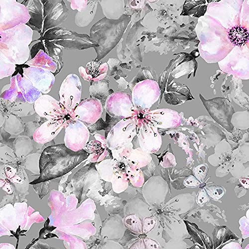 Décoration stickers muraux roses avec pose Magic-Stick facile - 3