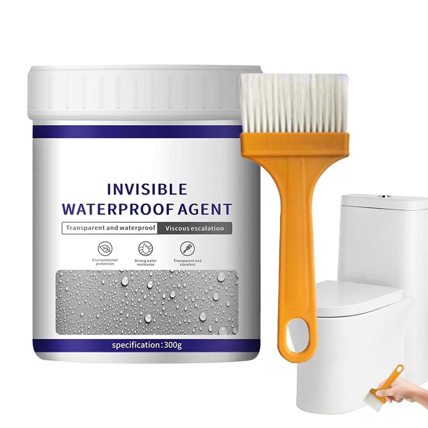 Waterproof Glue Transparent,Invisible Waterproof Glue Anti Leakage Agent,Water Leakage Solution,Roof Waterproofing,Water Proof Glue,Crack Seal,Wall Solution Bathroom,Toilet,Wall,Tile,Window (300 Gram) (B0D677V921) Amazon Price History, Amazon Price Tracker