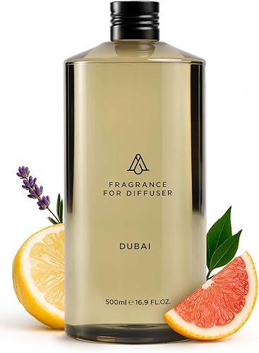 AromaPlan Hotel Scents Dubai - Aceite difusor de aroma y hotel de lujo para el hogar, 16 onzas líquidas, aceite difusor de hotel para aromaterapia,