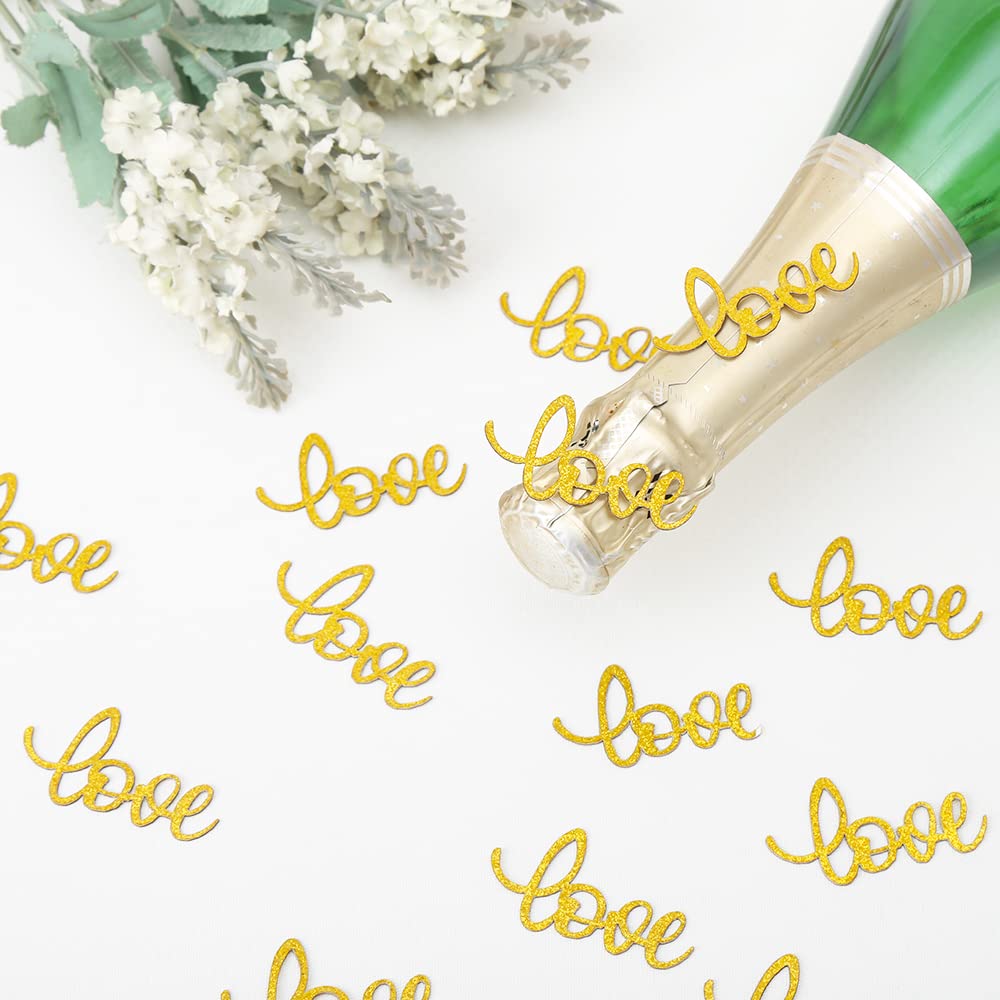 100 Coriandoli Dorati A Forma Di Pollice Per Feste, Matrimoni, Fidanzamenti, Compleanni E San Valentino, In Carta Di Qualità