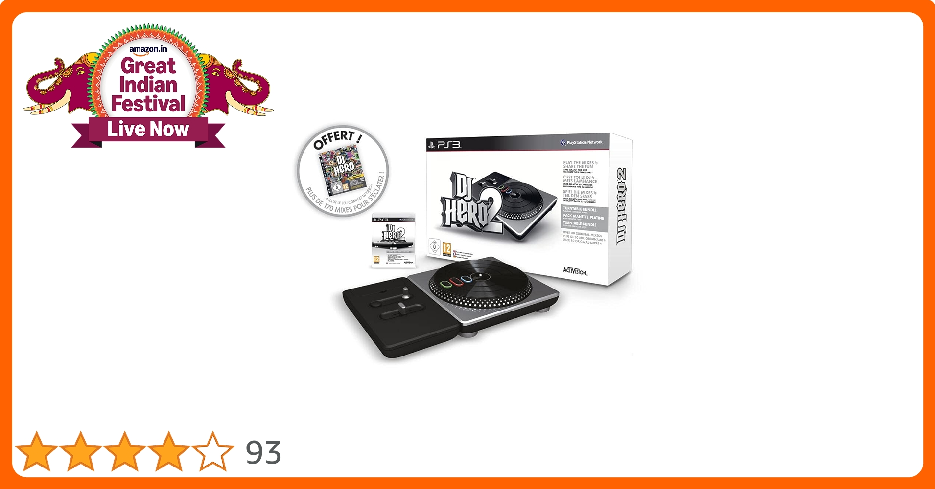 PS3 DJ HERO TURNTABLE KIT 海外版 DJ Hero - Turntable Kit (PS3) : Amazon.co.uk: PC & Video Games