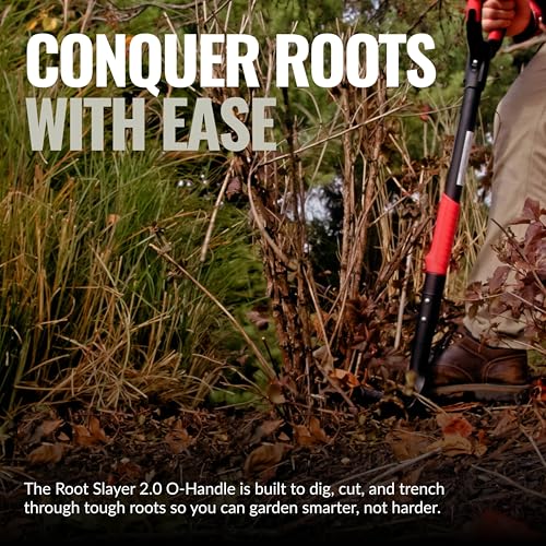 Root Slayer by Radius Garden RS220 001 Heavy Duty Serrated Steel Spade Shovel - Image 8