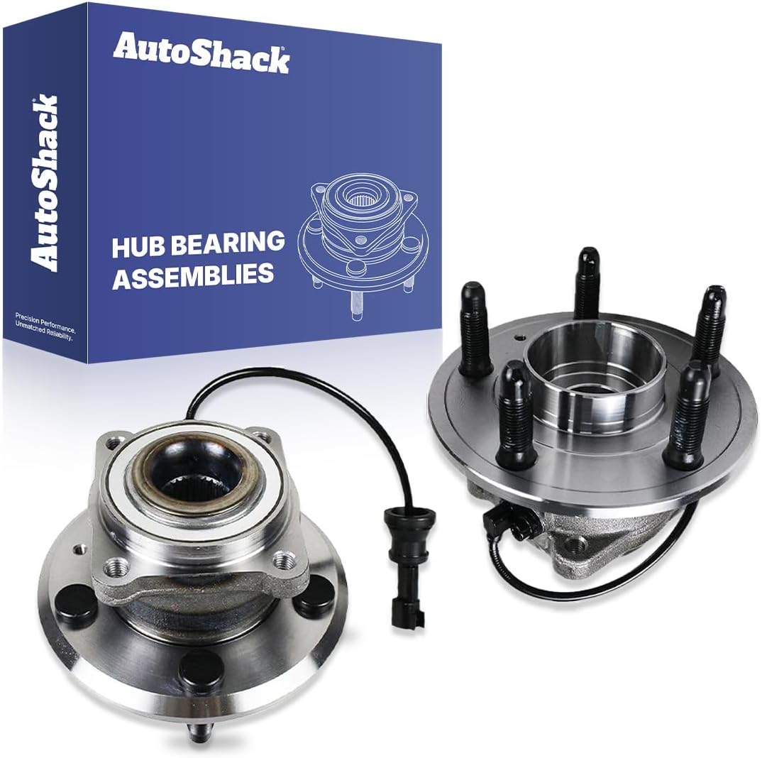 AutoShack Rear Wheel Hub Bearing Assemblies Left & Right with ABS Replacement for 2010-2017 Chevrolet Equinox 2010-2017 GMC Terrain 2-PC Set