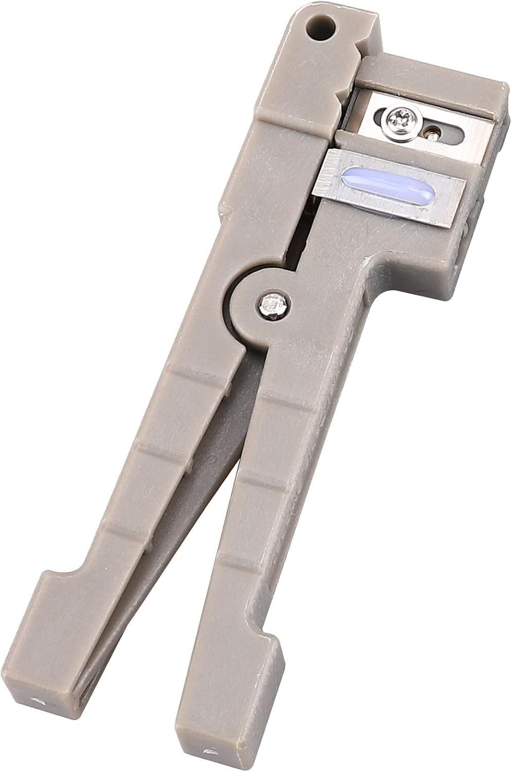 Corslet Fiber Optical Cable Stripper Tool 45-162 Wire Coaxial Copper Cable Stripping Tools Set with Blade for Fiber Jackets RG-174 RG-187 Cable 1pcs Grey Stripper