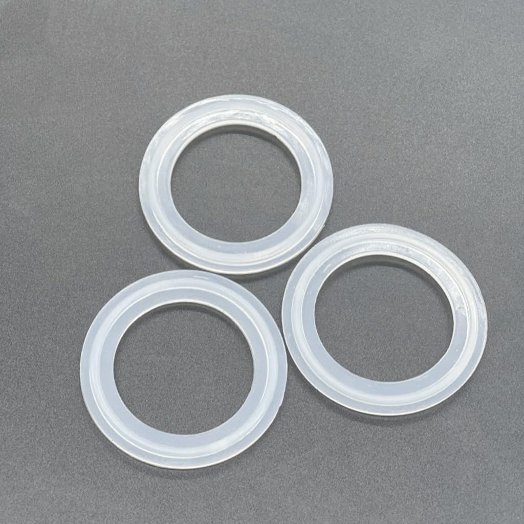 10 sztuk uszczelki silikonowej Tri Clamp o grubości 2 mm, sanitarny pierścień uszczelniający do złączek(159mm-183mm)