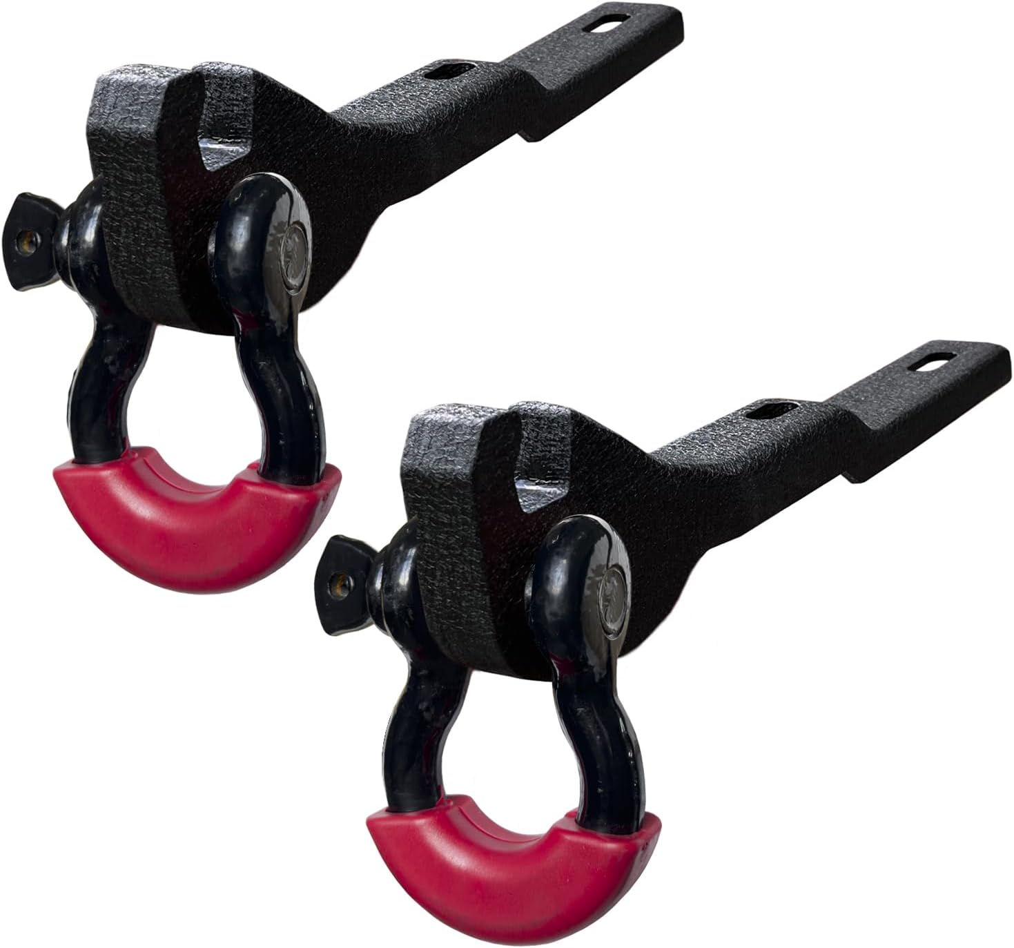 Front Tow Hook Mount Bracket and D-Ring Compatible with 2017-2021 Nissan Titan RS149 D-Ring Shackle Bracket, Demon Hook Bracket Replacement