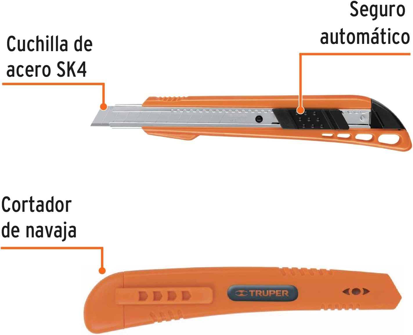 TRUPER CUT-5 9 mm Plastic Snap-Off Knife