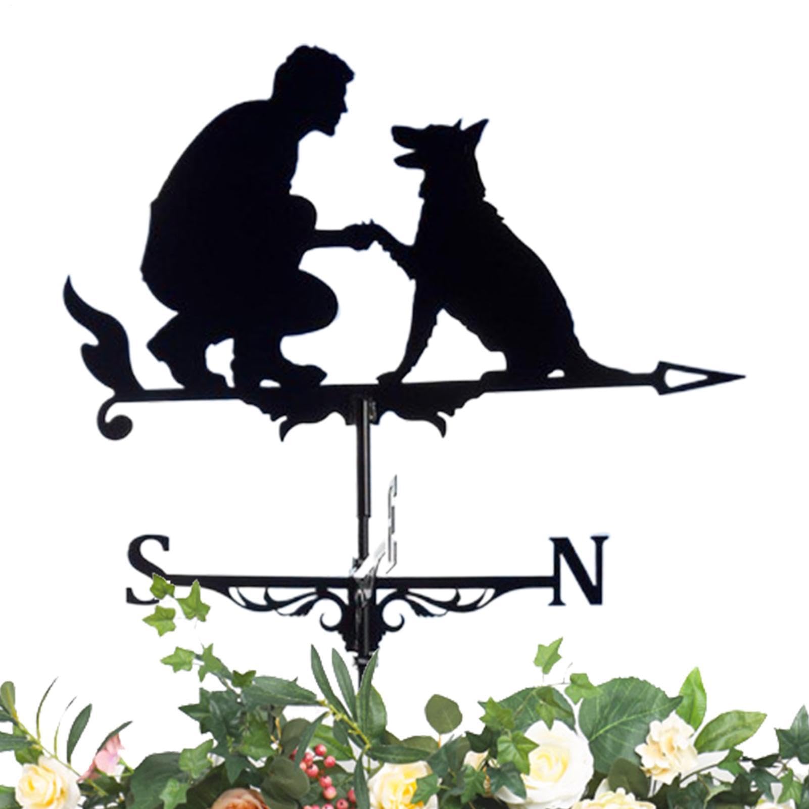 Girouette De Jardin Indicateurs De Direction du Vent pour Jardin avec