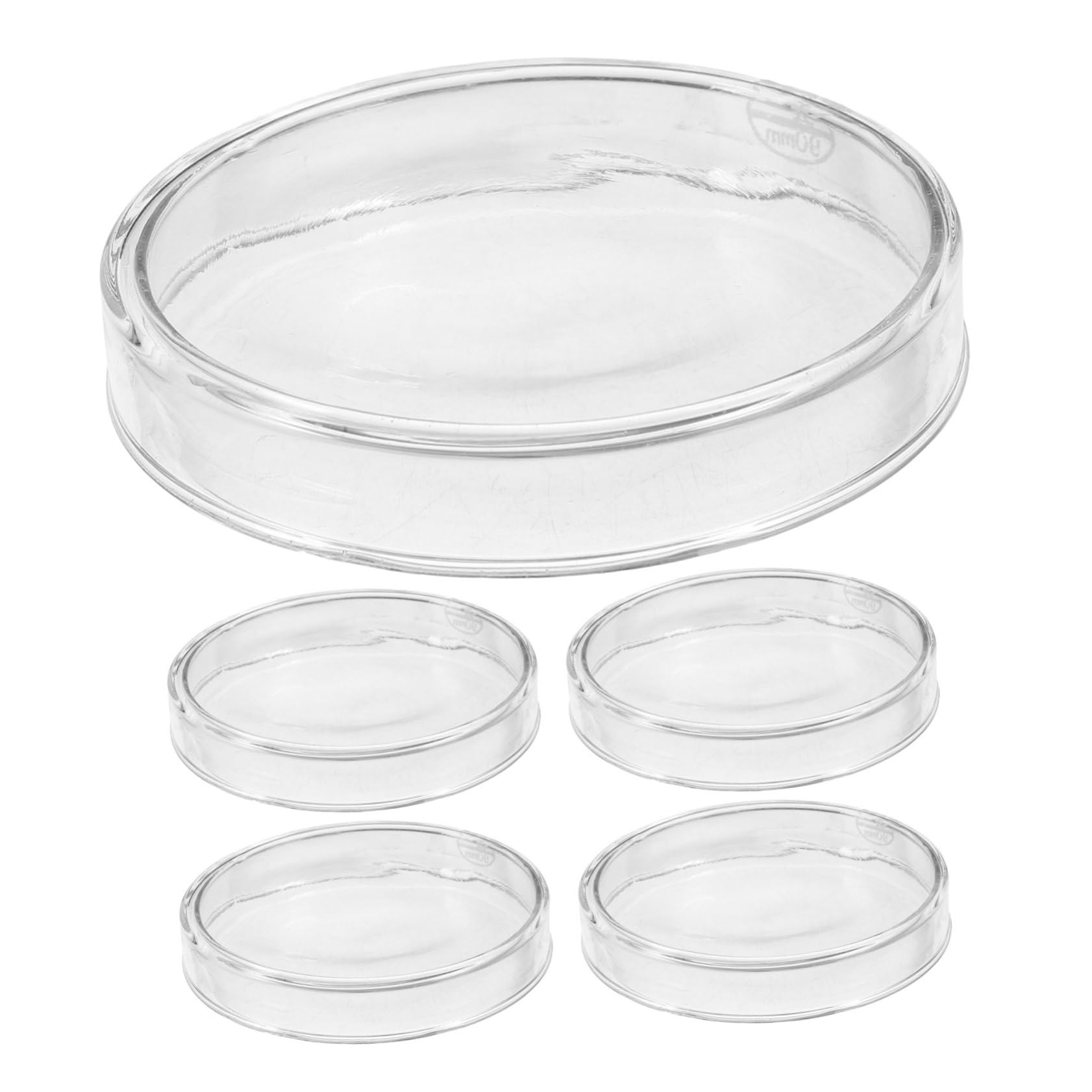 SHINEOFI 5 Placas De Petri Para Hongos Placas De Petri Para Experimentos Científicos Con Tapa Para Cultivo De Tejidos Para