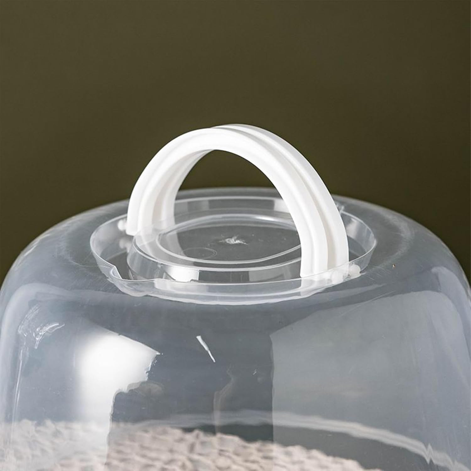 Cake Transport Container Cupcake – Durable Containers, Reusable Clear, Storage Carrier Handle Wedding, Travel Bakery Dessert Party Events | Wedding Travel Bakery Dessert Party Events