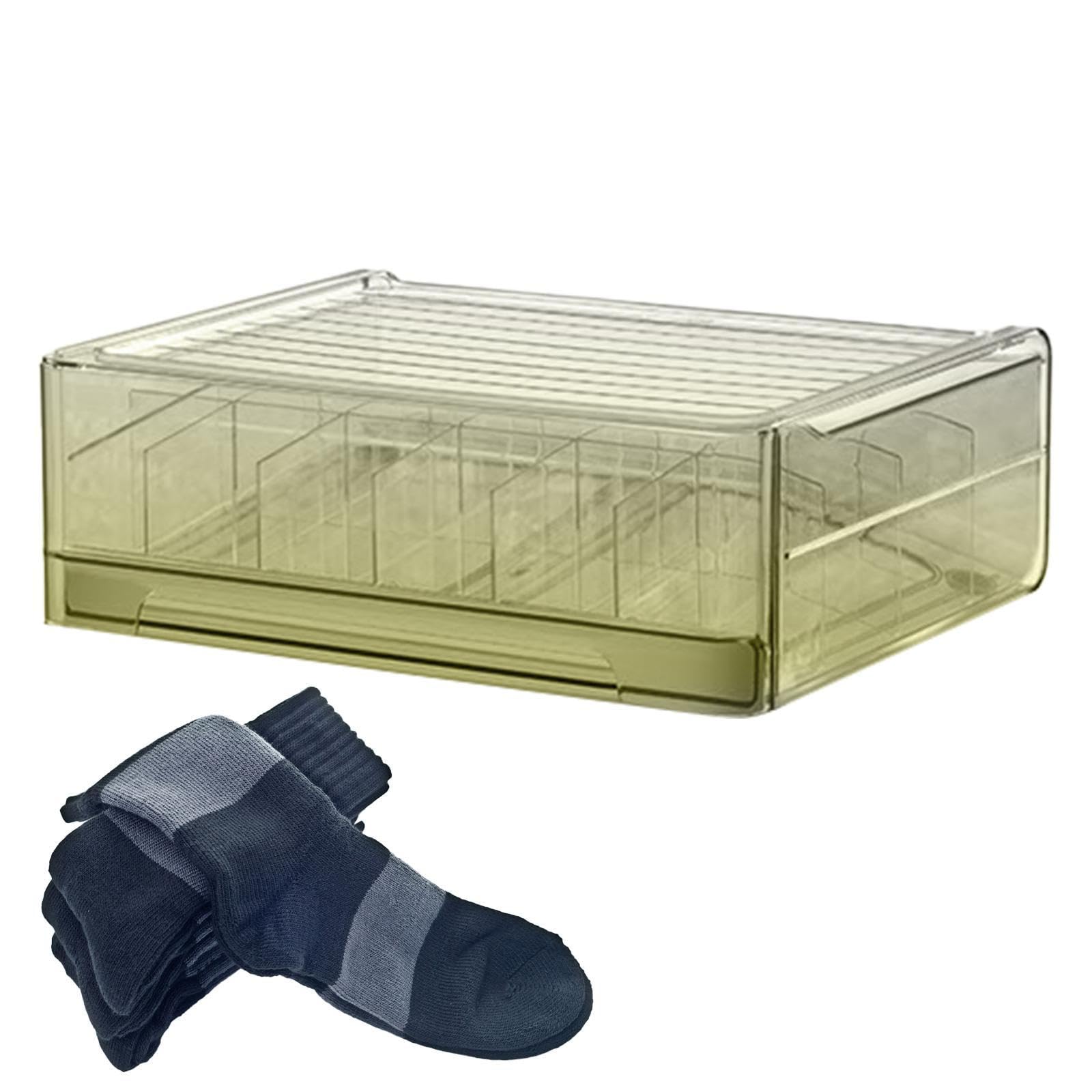 Organizer per cassetti per biancheria intima, scatola divisoria per