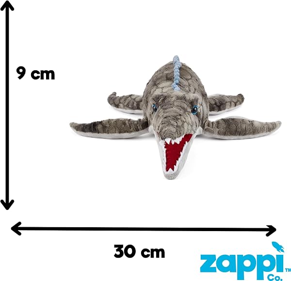 Zappi Co Weich gefülltes Kuscheltier für Kinder Mosasaurus Plüschtier (38-40cm Länge) Safari-Tiere Kollektion Plüschteddy Neugeborenes erstes Kind - 3
