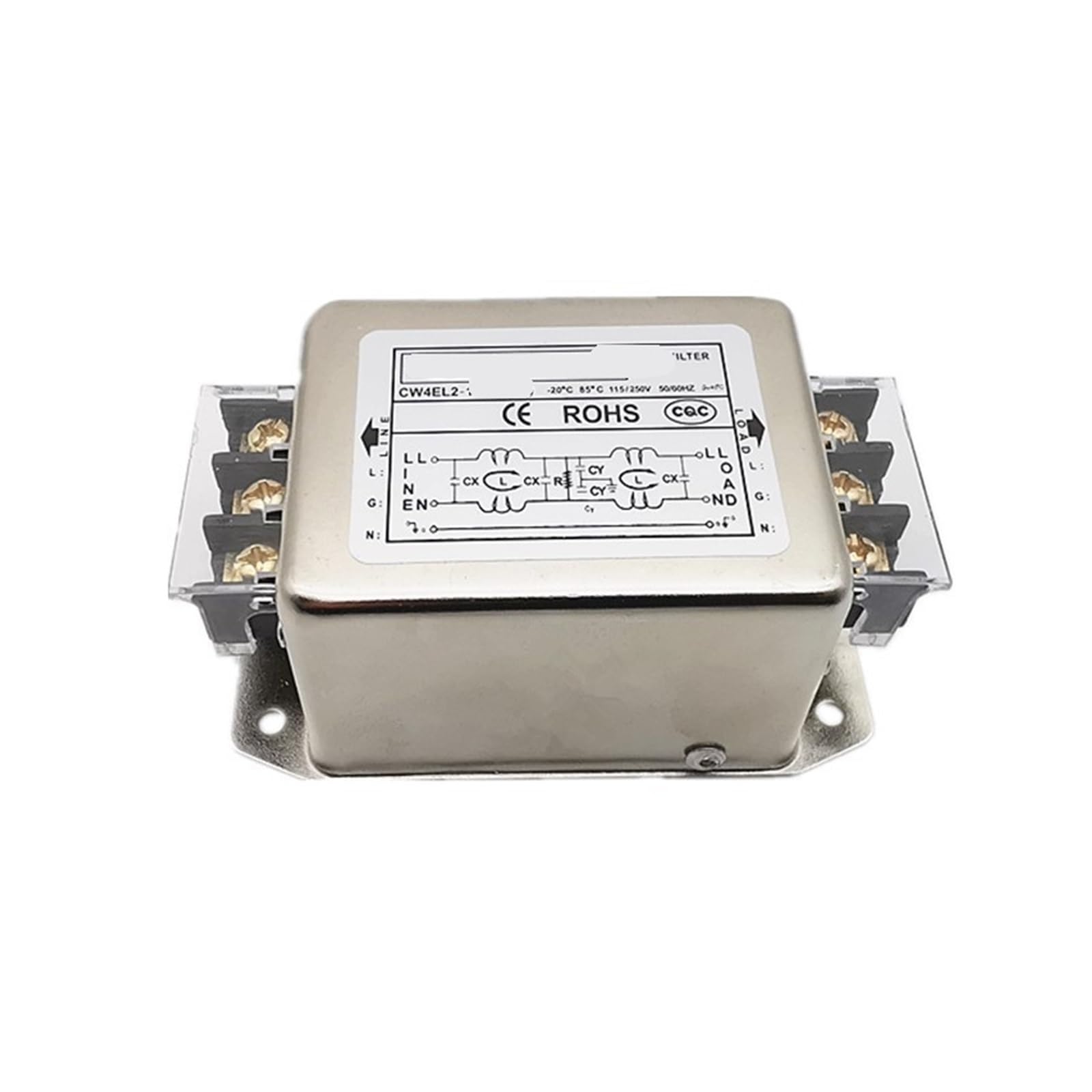 Filtro de bloque de terminales CW4EL2-20A-SR de alta atenuación electromagnética