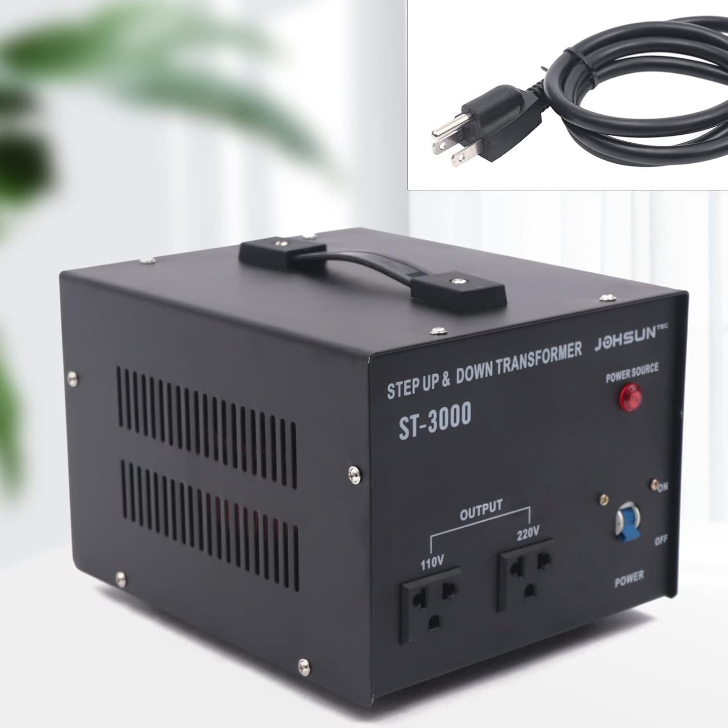 3000W Step Up/Down Voltage Converter Transformer AC 110-120 Volt to 220-240 Volt and from 220-240 Volt to 110-120 Volt Power Converter with Overload Protector