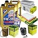 Produktbild QR-PARTS 69354056 Filter Set Inspektionspaket 10 Liter Motoröl Longlife III 5W-30 MANN-FILTER Innenraumfilter Kraftstofffilter Luftfilter Ölfilter