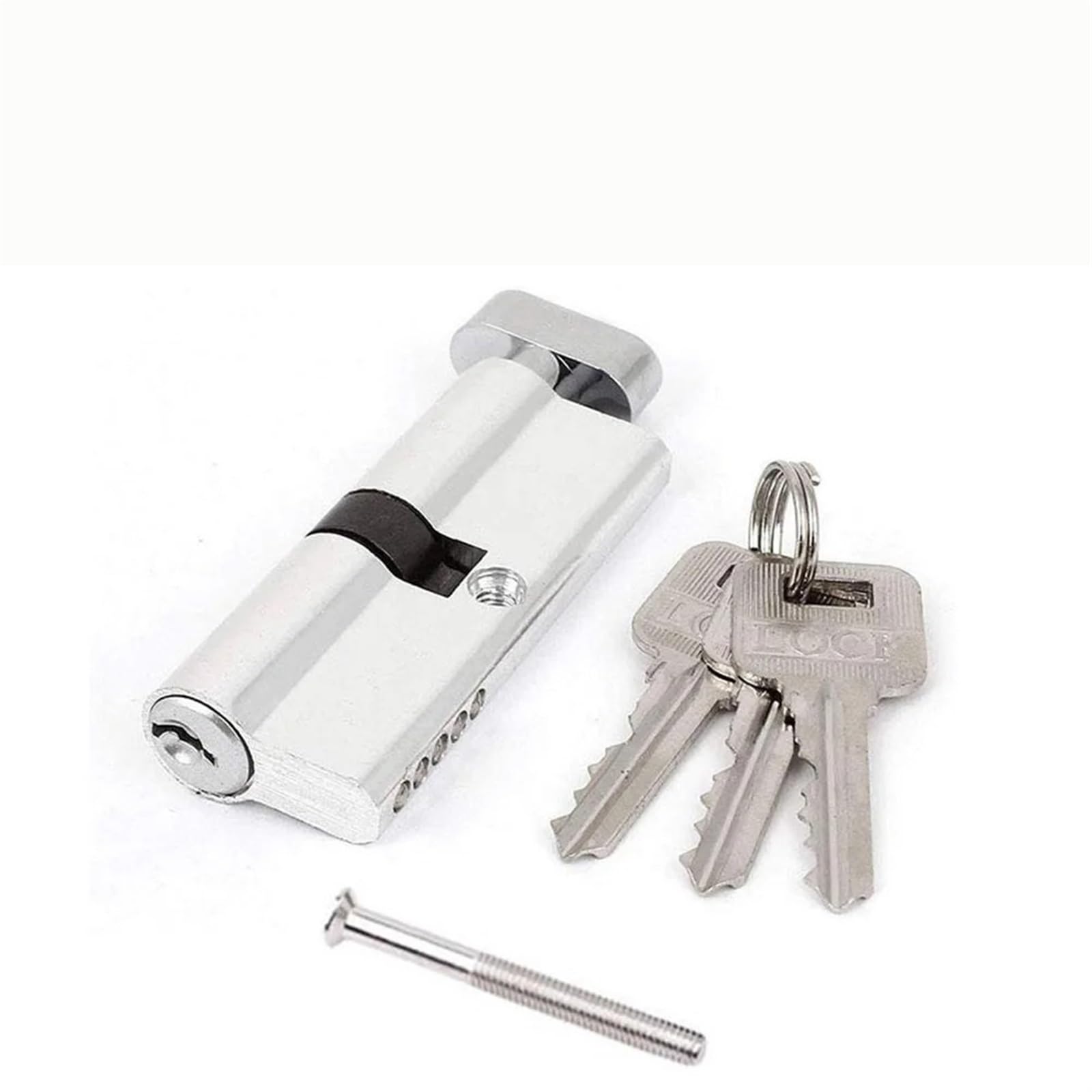 Lock cylinders Door Lock Cylinder Thumb Turn Anti-Pick Security Furniture Locks Keys for Front/Exterior Doors