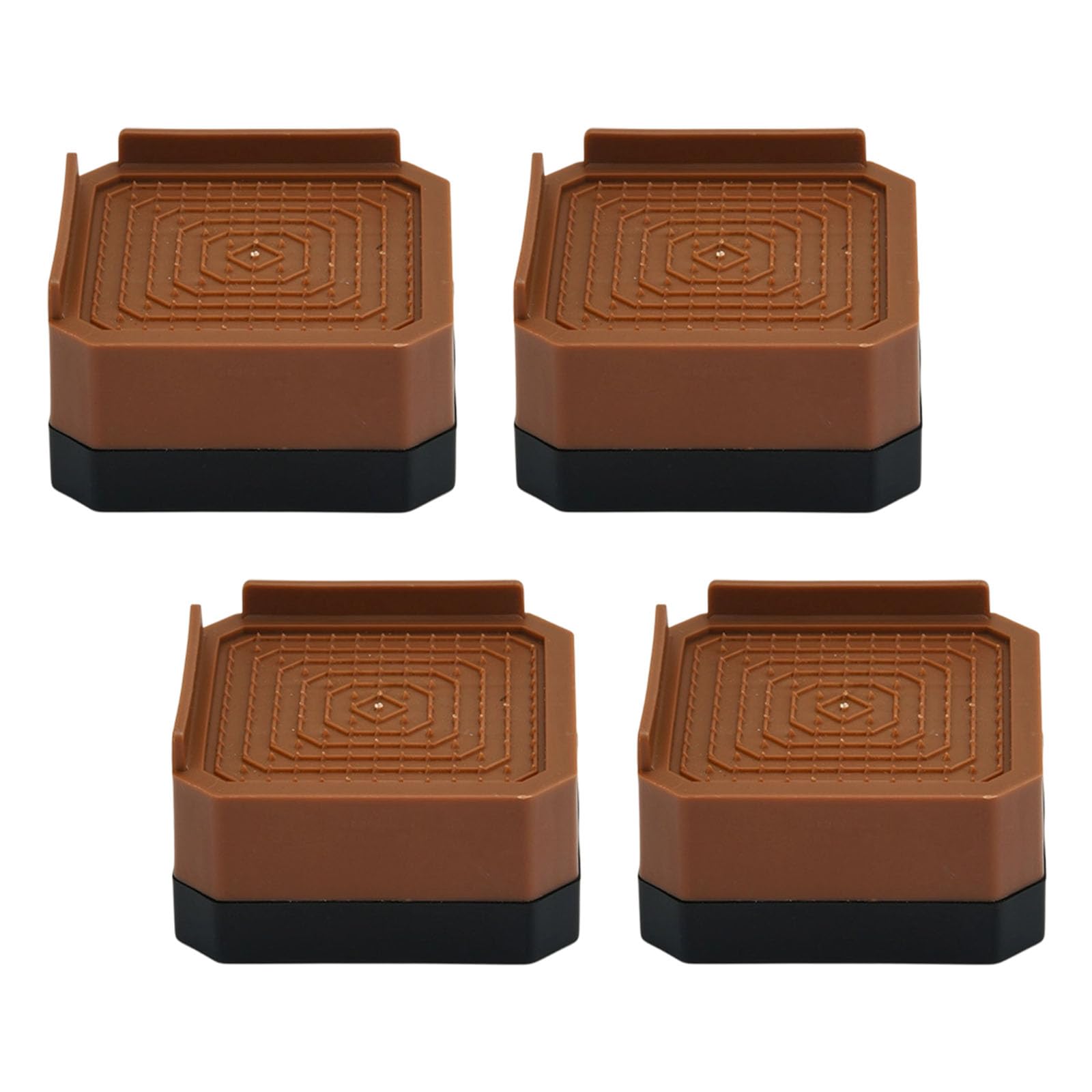 Stackable Anti-Vibration Feet for Balancing Uneven Floors Enhancing Stability and Quiet Home 4pcs Washing Machine Legs