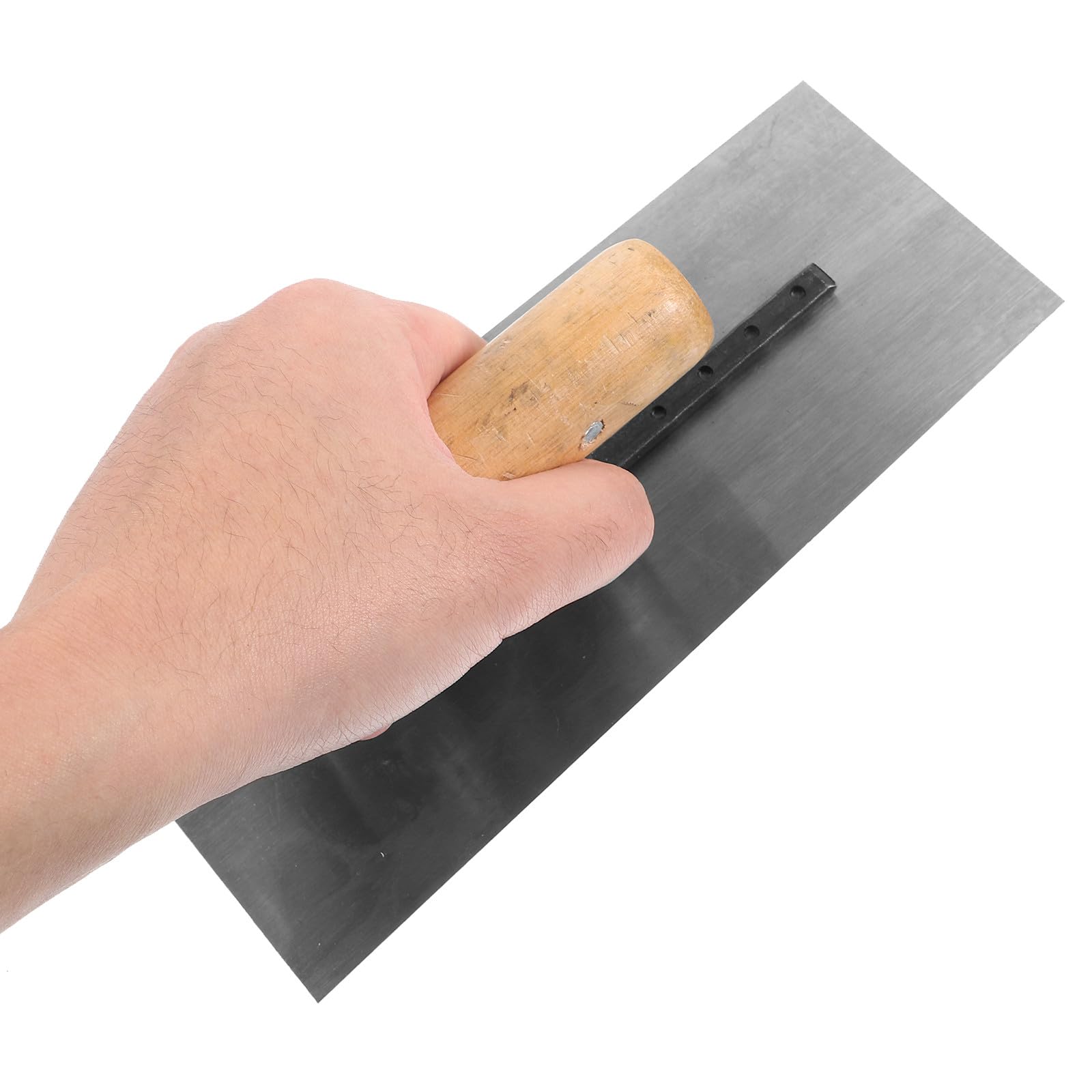BESTonZON Concrete Trowel with Steel Blade And Wooden Handle – Plastering Tool for Home Use, Finishing, And Scraping 1