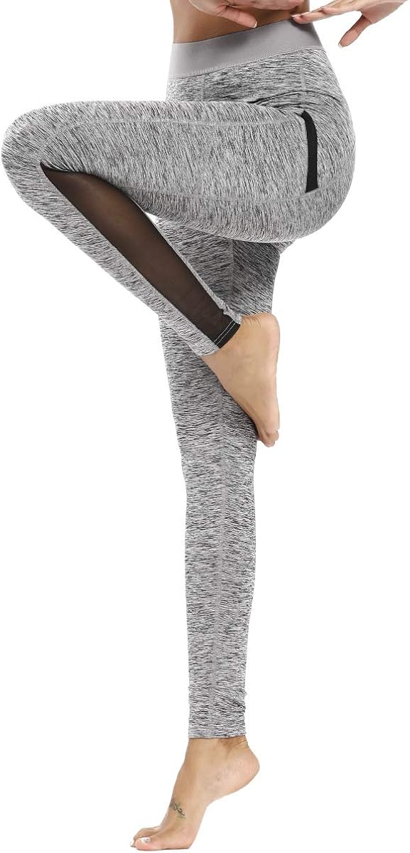 LEERJIA High Waisted Workout Leggings for Women, Yoga Pants for Womens with 2 Pockets