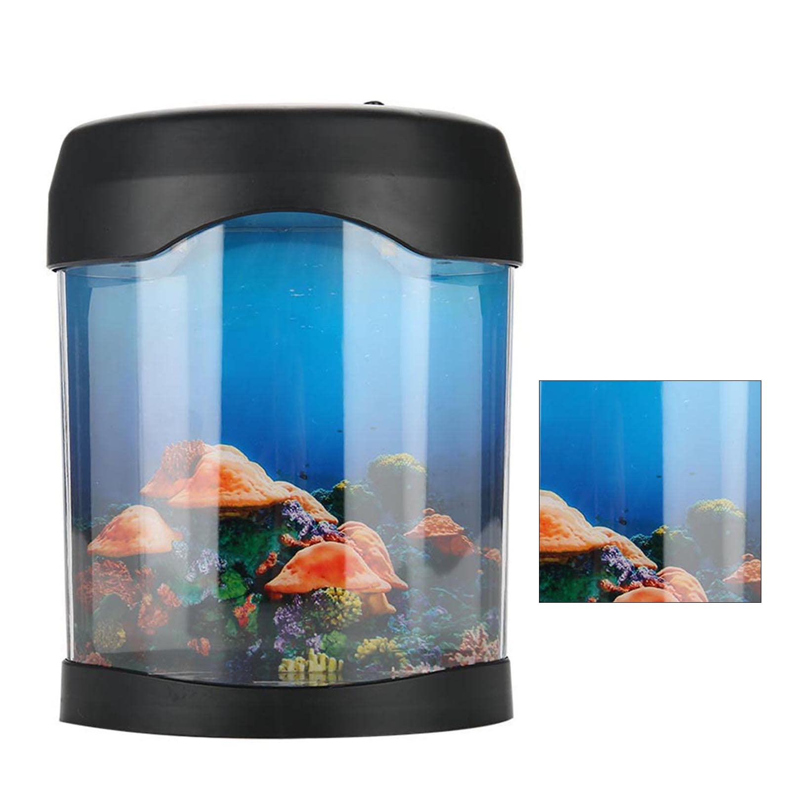 Acouto Luz de Acuario USB, Lámpara de Noche que Cambia de Color con Estado de ánimo de, LED de Estado de ánimo para Pecera de Chan, Lámpara LED de de para Acuario, Escritorio, Escritorio