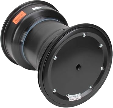 Weld Racing Wheel, 42 Spline Magnum, 15 x 17 in, 5.000 in Backspace, 42 Spline, Bead Lock, Cover Included, Aluminum, Black Anodize, Each