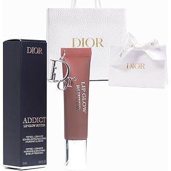 Dior Addict Lip Grow Butter (#104 Black Cherry), 0.3 fl oz (10 ml), Lip Gloss, Lip Care, Birthday, Mother's Day, Anniversary,