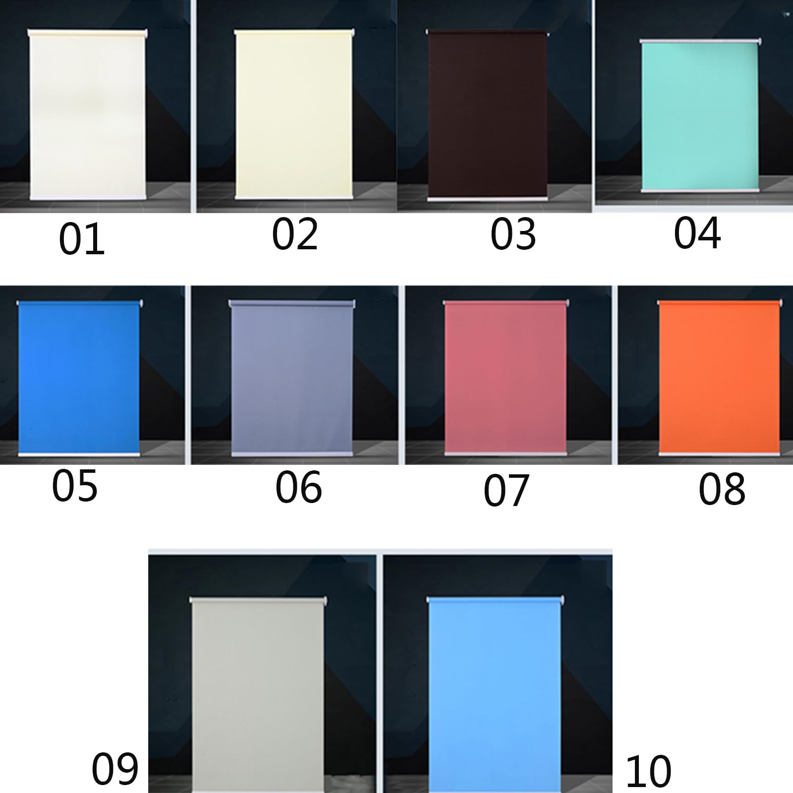 Store enrouleur occultant automatique sans fil (100 cm x 130 cm) pour la maison et le bureau - Store