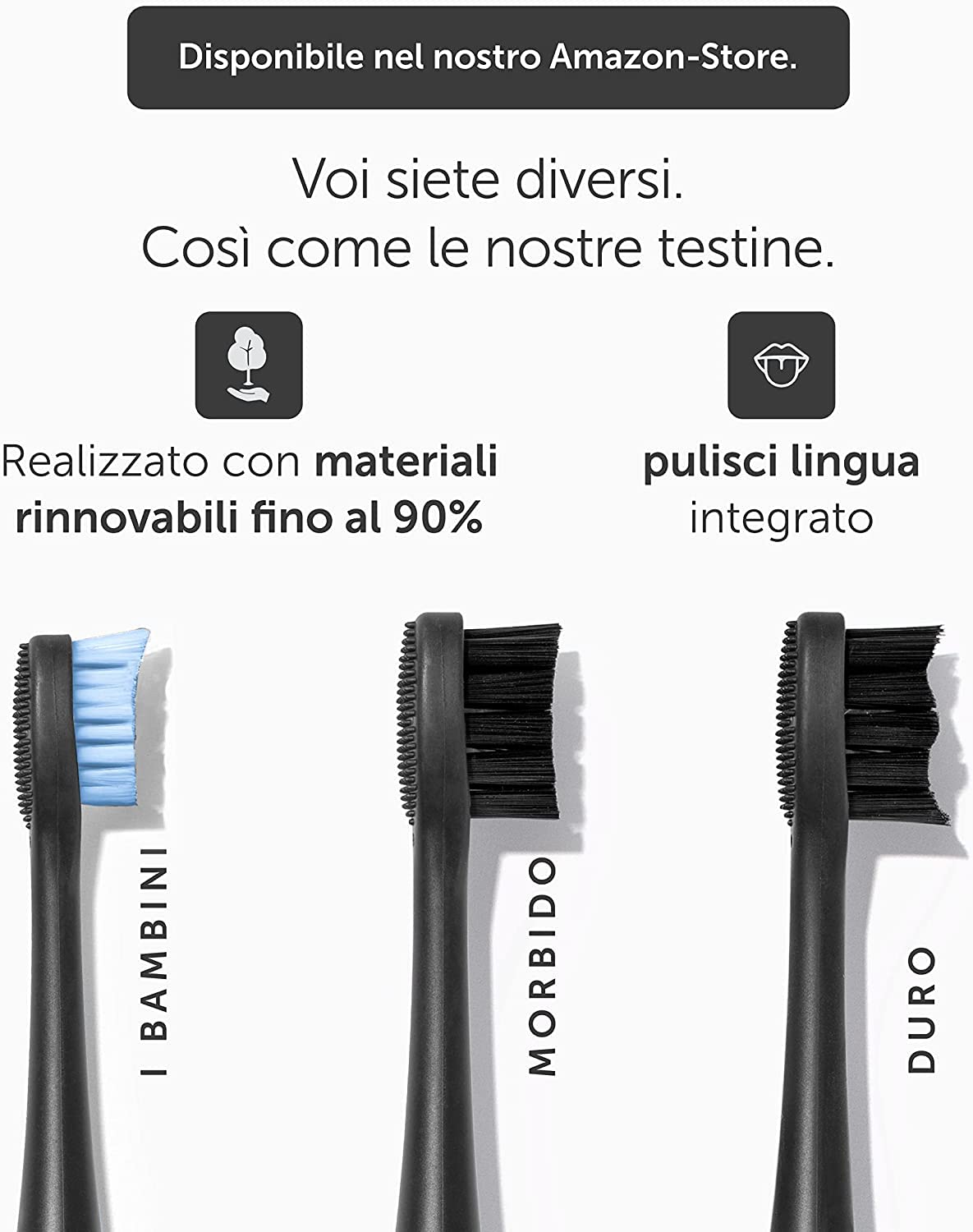 WonderSmile Pro Spazzolino elettrico a ultrasuoni – vincitore del test 2026 – IPX8, 4 programmi – stazione di ricarica, batteria ad alte prestazioni da 60 giorni, testina intelligente (Ultimate Black)