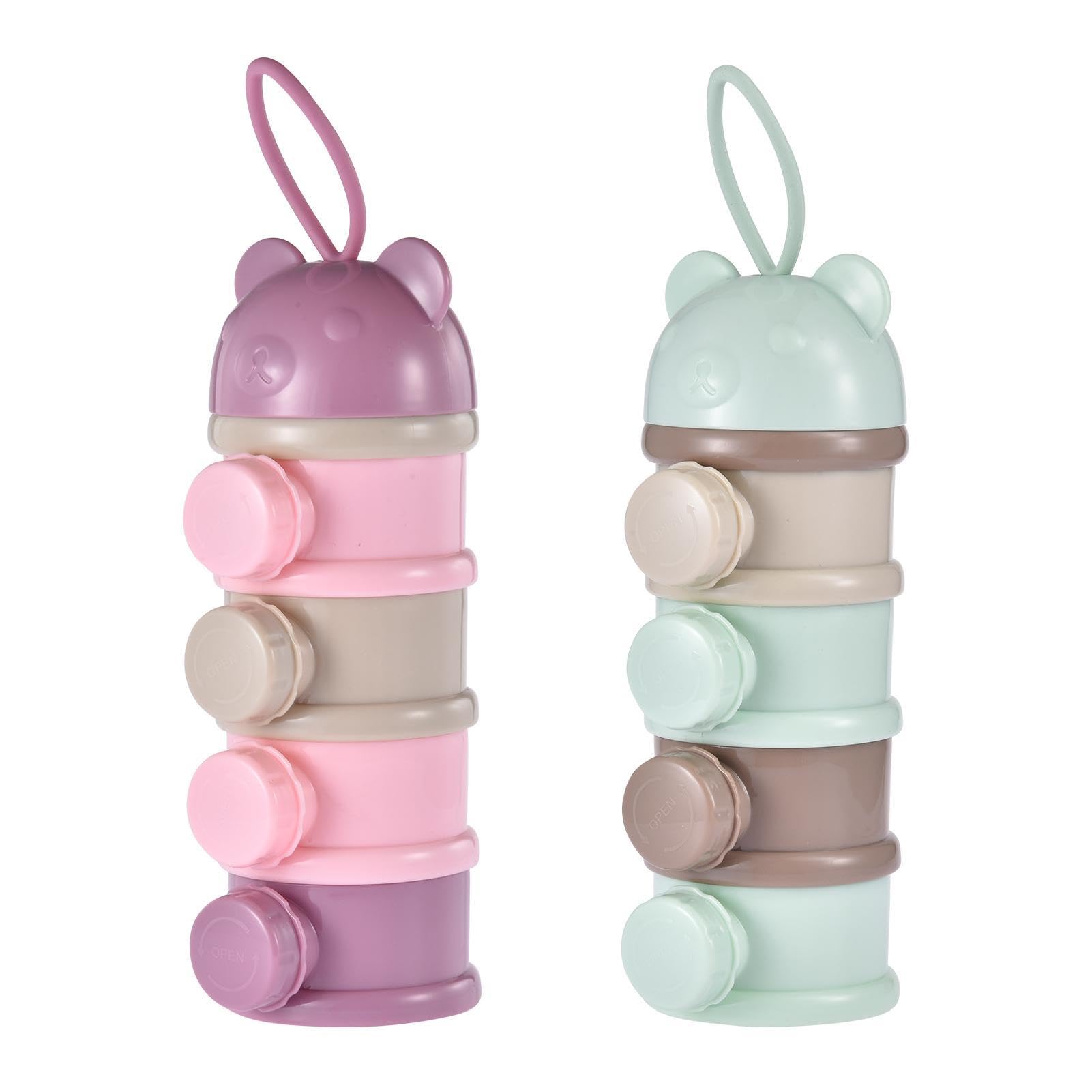 Doseur De Lait En Poudre Zasjon - Boîte Portable Avec Cuillère - Sans BPA - Idéal Pour Déplacements Bébé