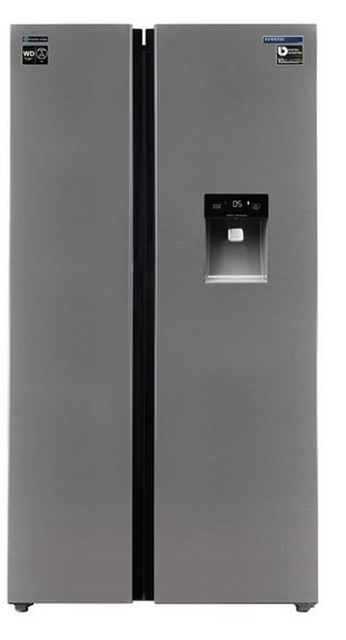 INFINITON | Frigorífico SBS-503A77XED | Capacidad 503 L | Con dispensador de agua | No frost | Altura 176,8cm | Clase E