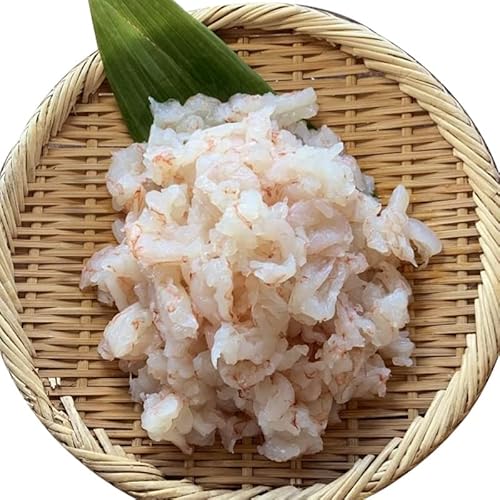 ざこばの朝市 生食用 天然赤エビ ぐるむき 1kg 剥き身 むき身 海老 えび 切り落とし