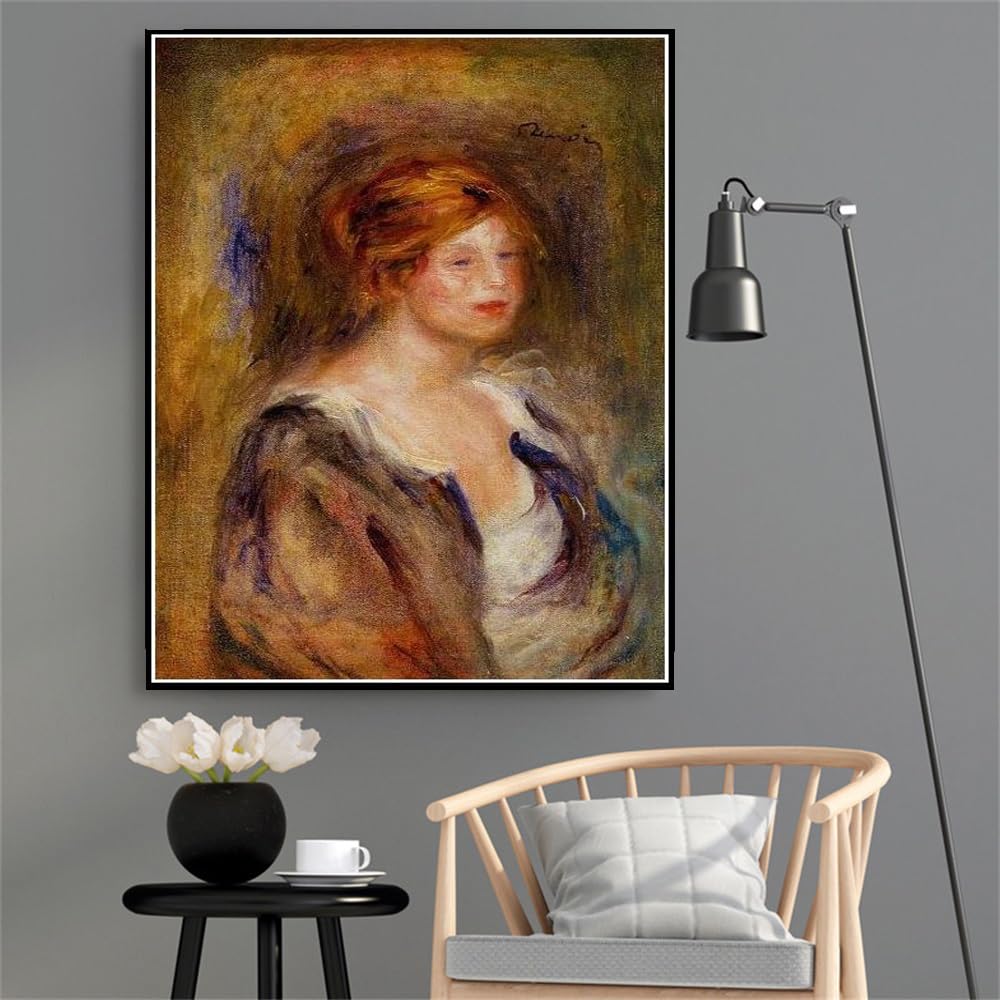 ピエール・オーギュスト・ルノワール 【 髪かざり 】 高級画集画