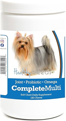 Miniatura 10 de Healthy Breeds Rottweiler todo en uno Multivitamínico suave masticable 120 unidades