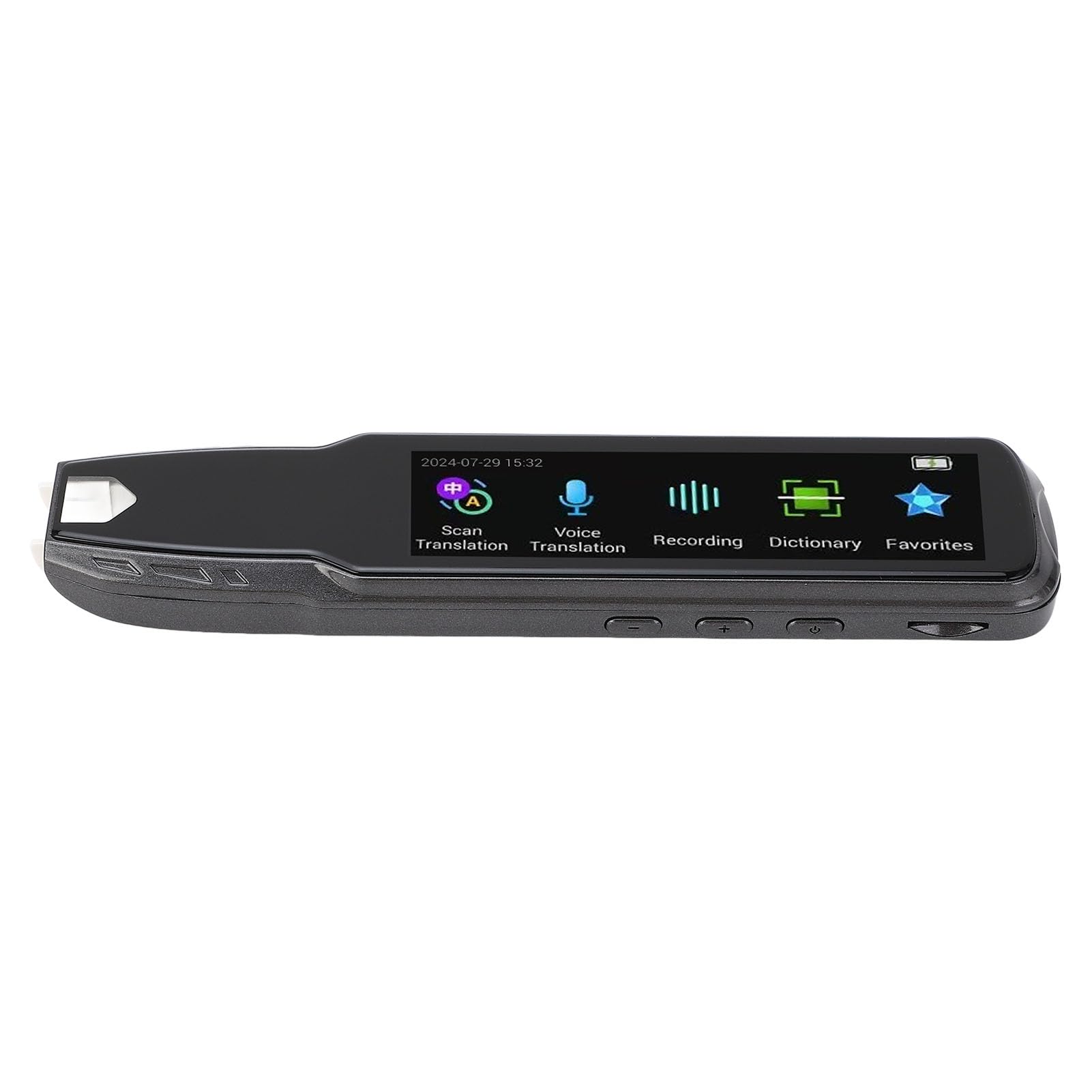 Fafeicy Penna per Traduzione Penna Traduttore Lingua Portatile con Scansione di Online Offline Funzione di Registrazione 1050mAh 2,75 Milioni di Vocaboli per Studenti Viaggiatori Lettura Libri (GRAY)