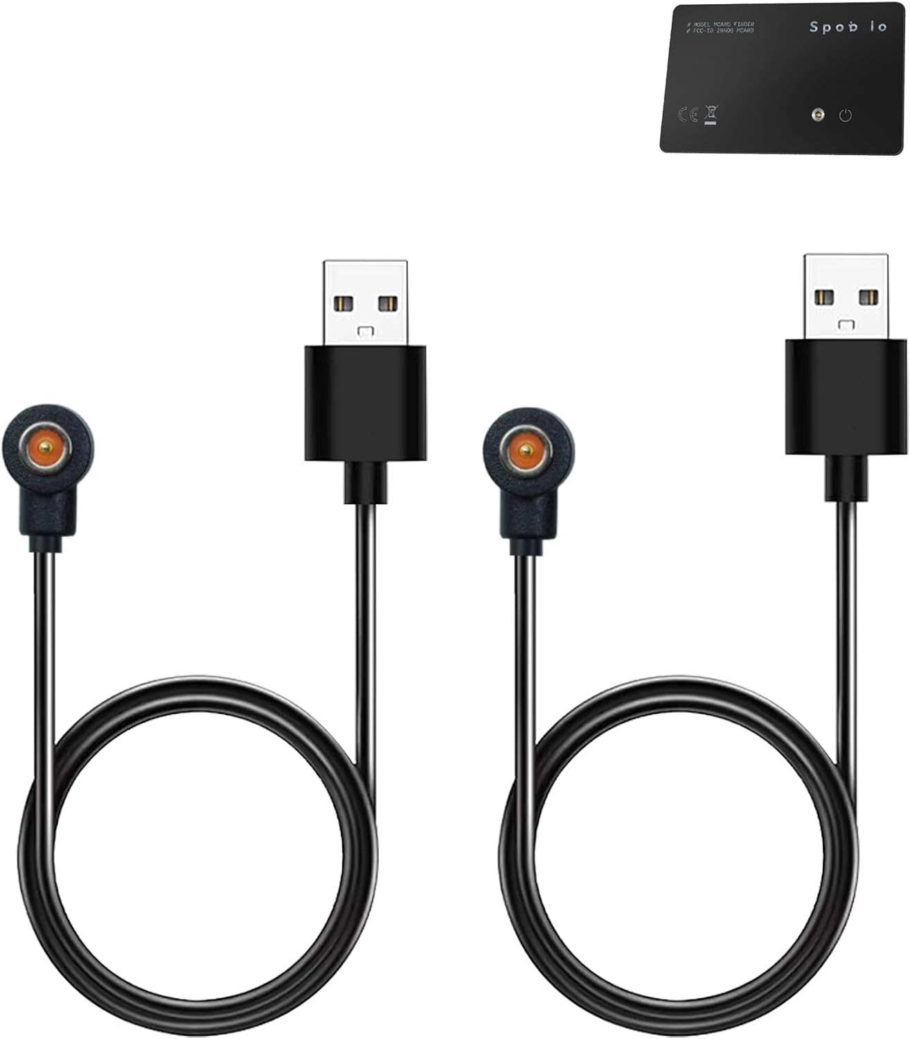 Spoteloウォレットトラッカーカード用充電ケーブル 磁気USB充電ケーブル USBフレキシブル充電コードケーブルアクセサリー S