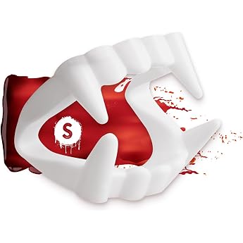 Festicy Vampire Teeth for Children 6-12 Years I A Vampire Bit for Halloween 2026 I Comfortable and Child Friendly Ideal for Vampire Costumes I Vampire Teeth Children for Halloween Costume
