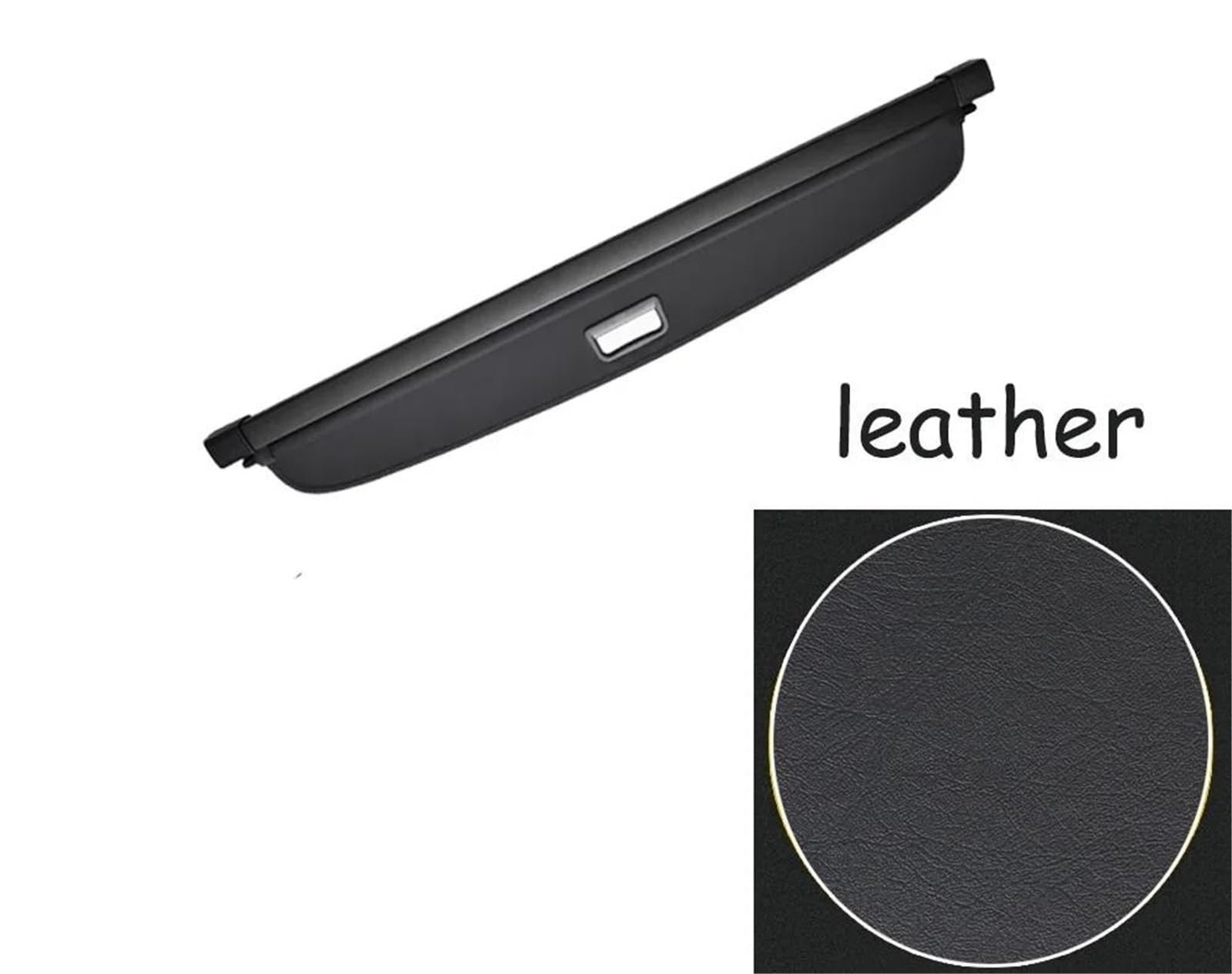 Generico Tronco Privacy Cappelliera Tenda per Bagagliaio di Un'auto per Dodge per Caliber per SRT4 SXT 2007-2012 Portapacchi Retrattile Privacy Cargo Cover Pad Tronco Cappelliera Coperchi(Pelle)