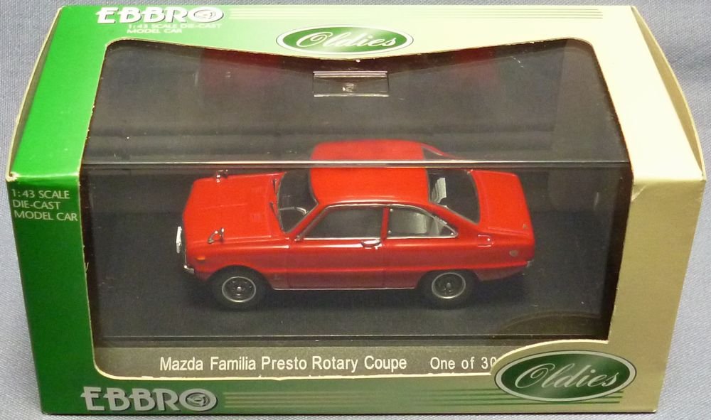 Amazon | エブロ 1/43 マツダファミリアロータリークーペ レッド 完成