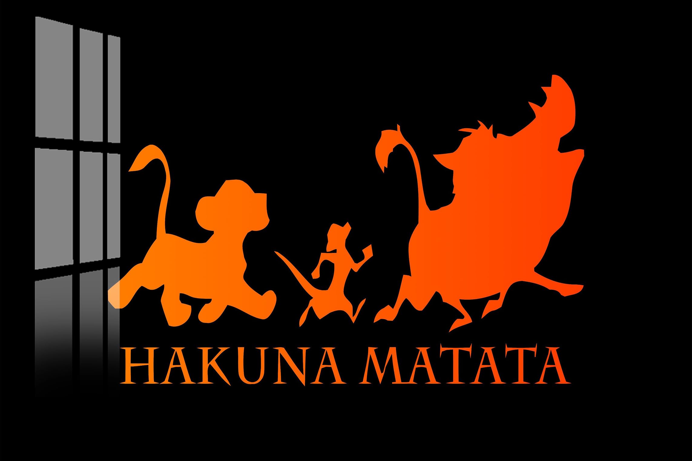 PREMIUM HAKUNA MATATA ACRYLIC FRAME WITH HIGH GLOSSY EFFECT 12x18 inch, Wall Mounted Gift for Women Men Birthday Special Moment Home and Gaming room Decor Frameless Photo Print