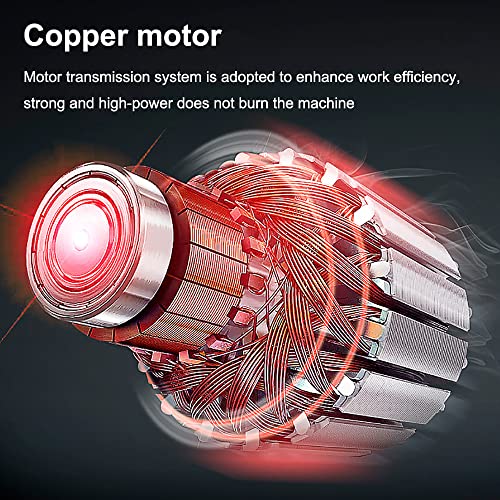 2200W Bohrhammer Heavy Duty, SDS-Plus Schlaghammer Mit Vibrationskontrolle, Inklusive Flachmeißel, Spitzmeißel Und 4… – Bild 4