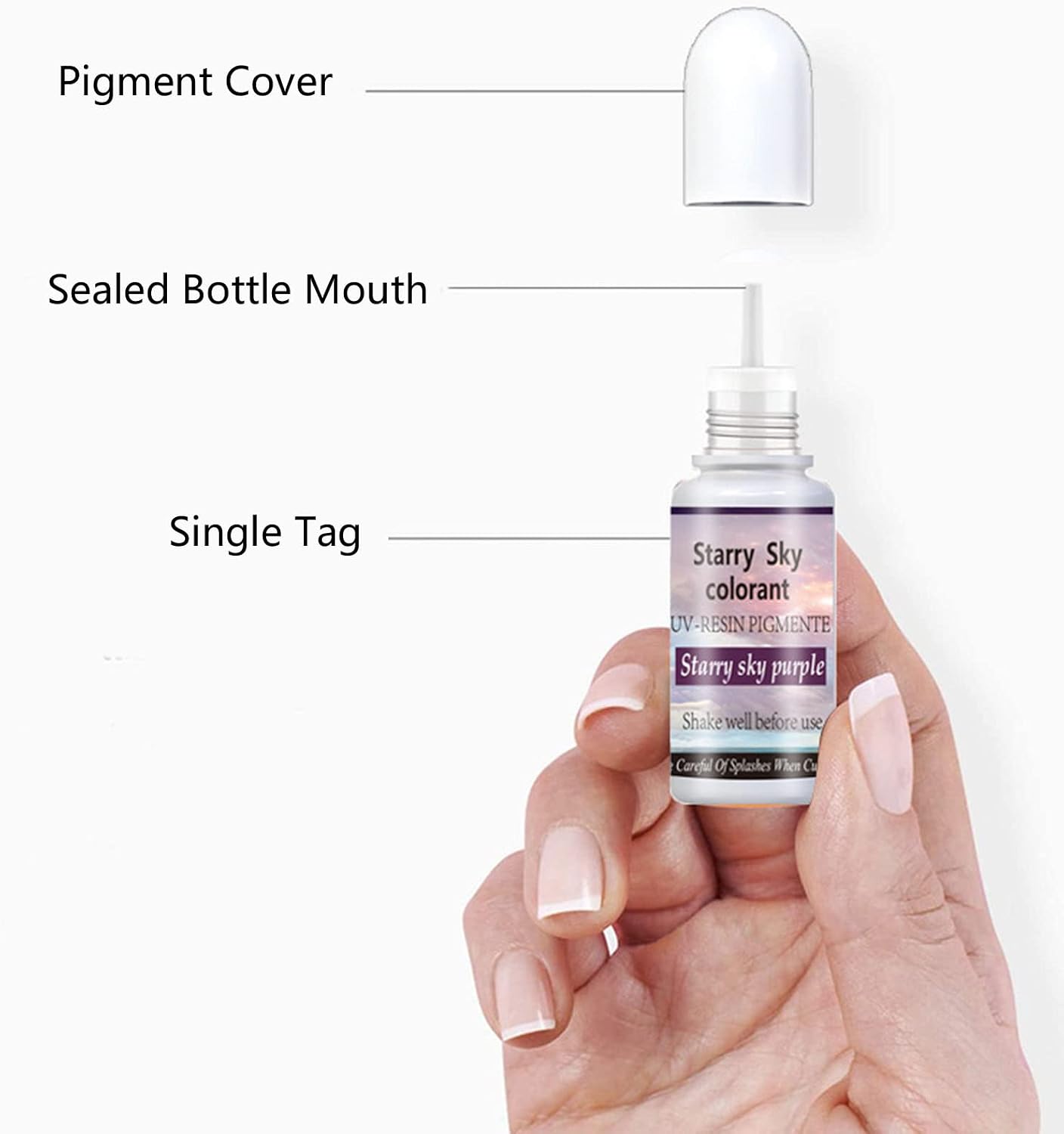 5 Colors Epoxy Resin Pigment High Pigmented Coloring Colorants for Epoxy Jewelry Paint Craft Liquid Dye