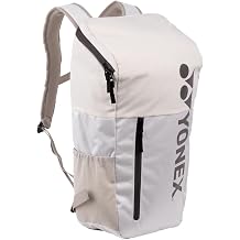 YONEX Club Line Backpack 28L White Sand - White - Sporty All-Round Backpack for Badminton Players
