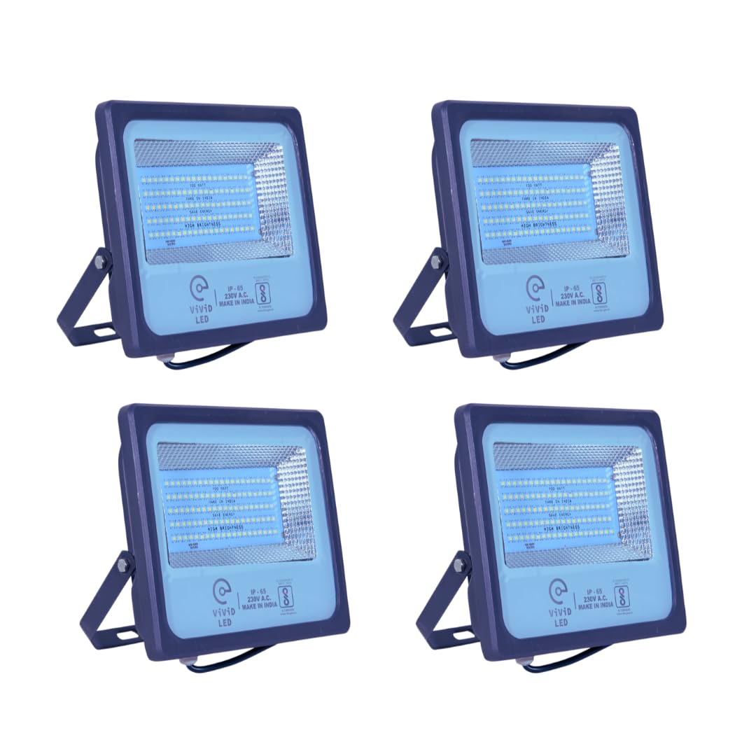 ViViD LED Aluminium Vivid 100W Led Flood Light With 2 Years Warranty, Waterproof (Pack Of 4) (B095HLWL9H) Amazon Price History, Amazon Price Tracker